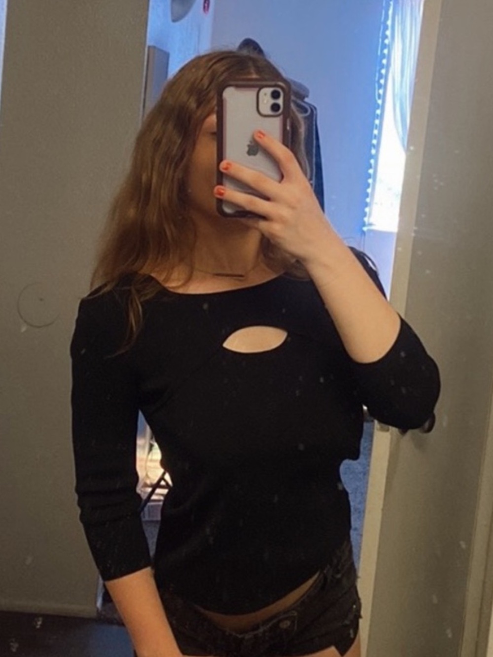 Joseph A • Black Cut Out Shirt 🖤